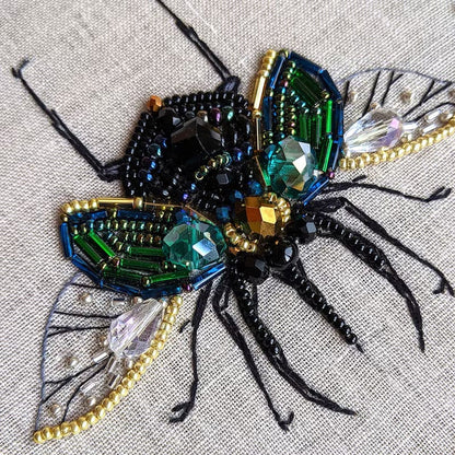 Kolaich Handmade Gorgeous Beetle Embroidery