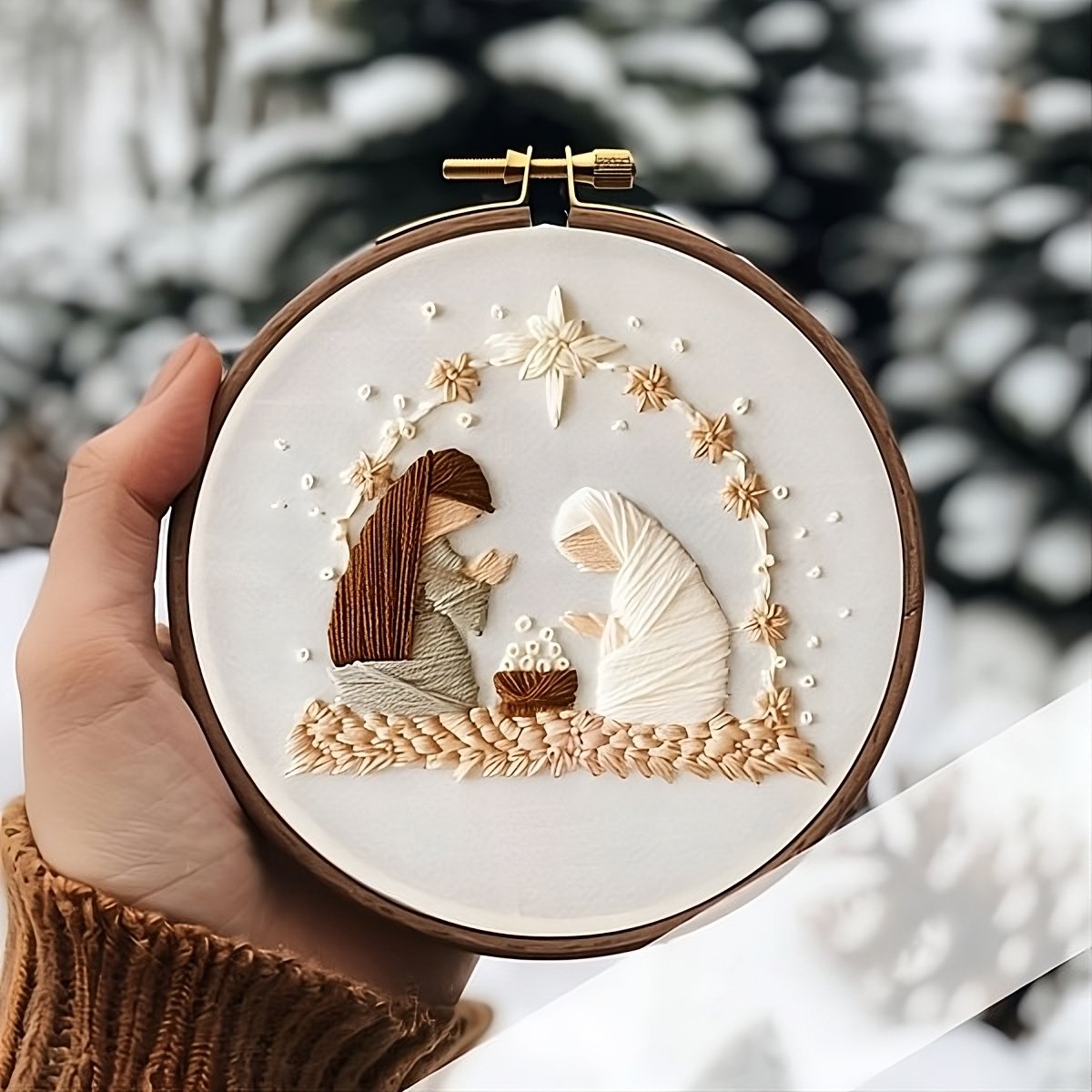 🔥Hot Sale 49% OFF-Nativity Scene Embroidery Kit