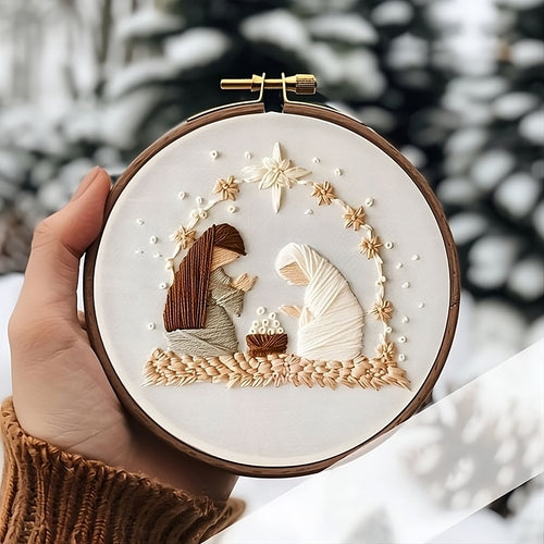 🔥Hot Sale 49% OFF-Nativity Scene Embroidery Kit