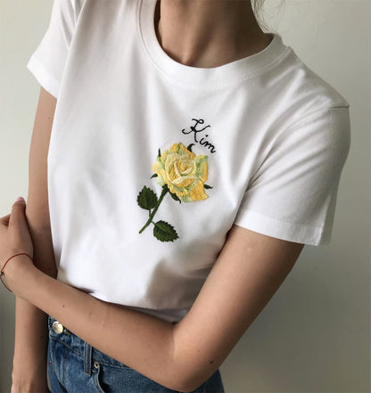 Water Soluble Flower Patterns for Embroidery (50 Pcs/Set)