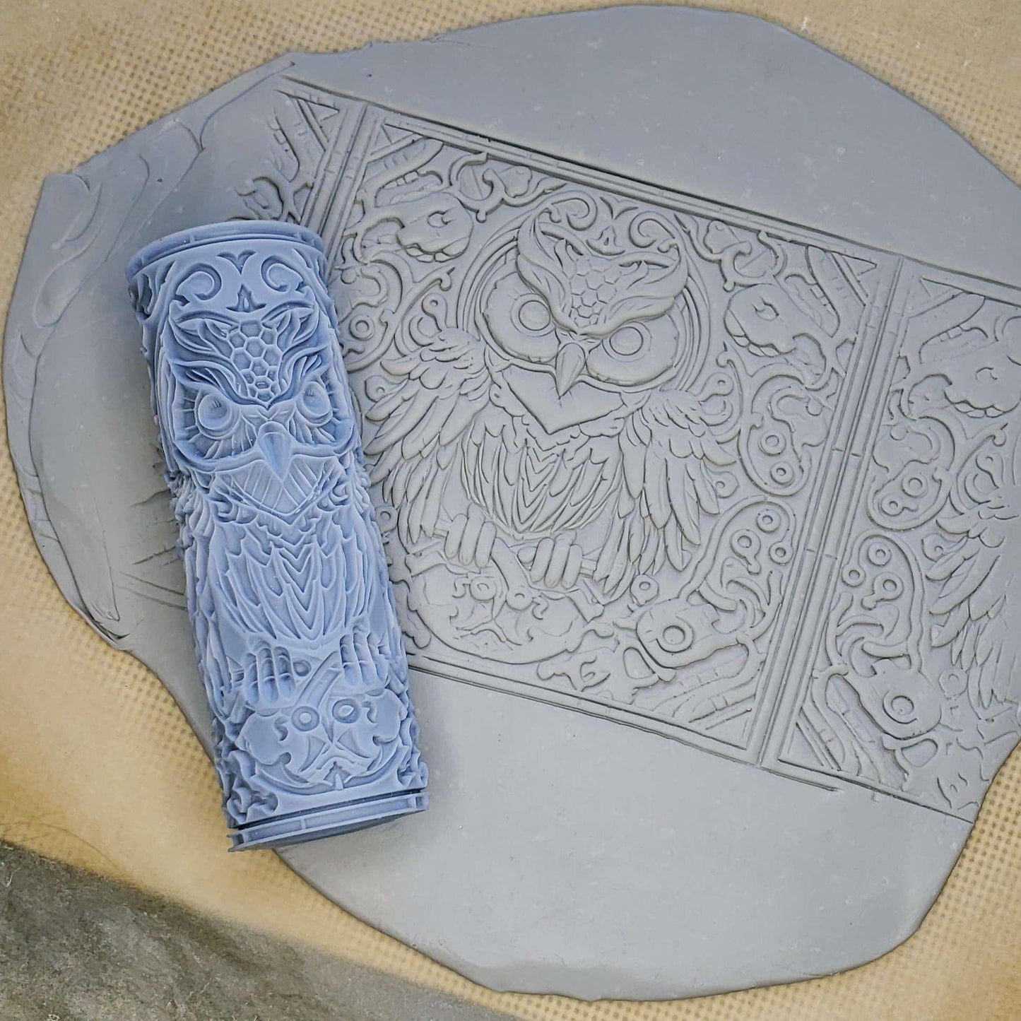 🔥LAST DAY 49% OFF- Clay Tile Roller DIY Various Patterns