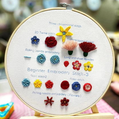🔥Hot Sale 49% OFF-Embroidery Stitches Practice Kit (3 pcs)
