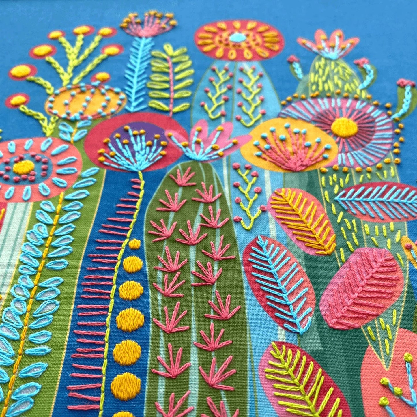 🔥LAST DAY 49% OFF-Interesting Cactus Hand Embroidery Kit