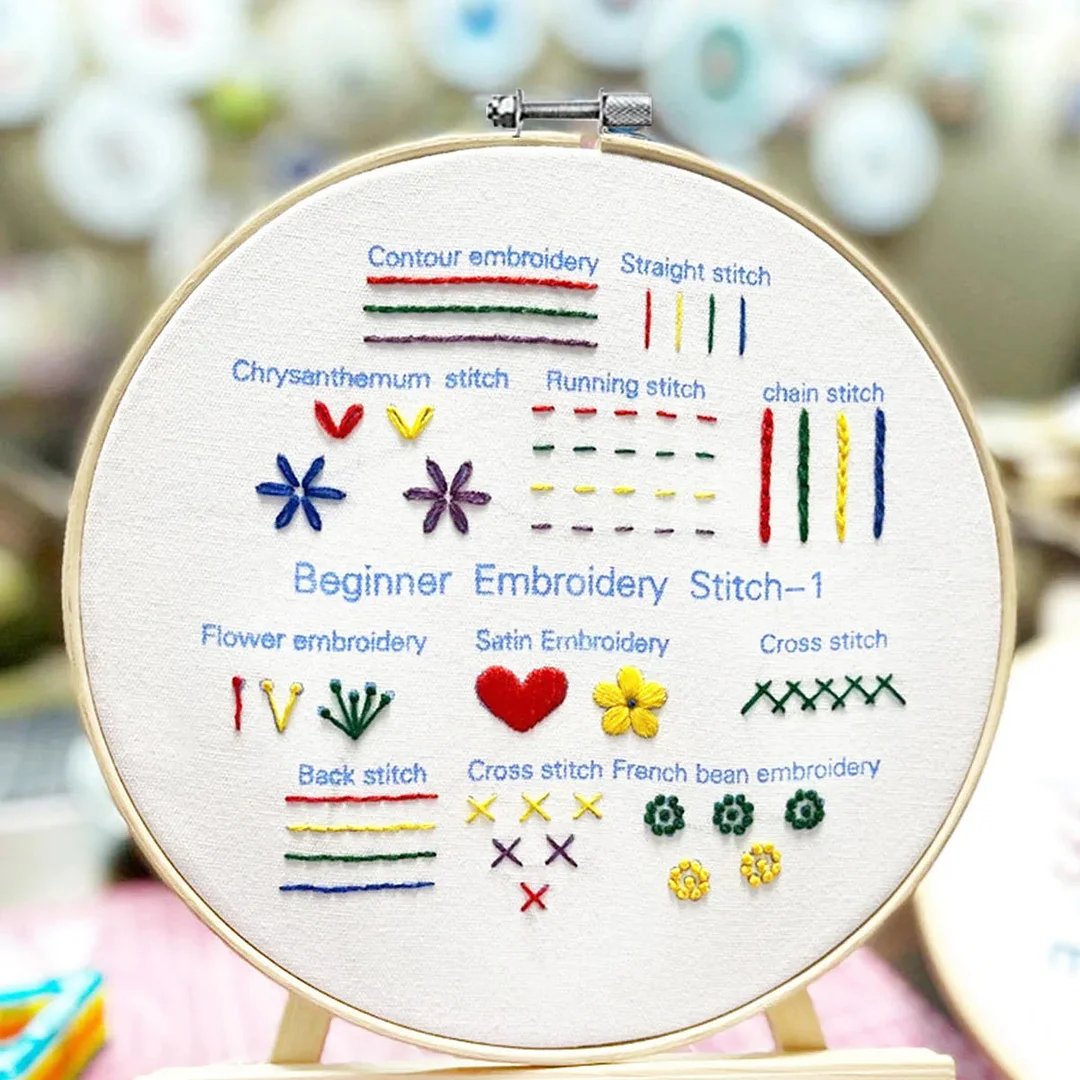 🔥Hot Sale 49% OFF-Embroidery Stitches Practice Kit (3 pcs)