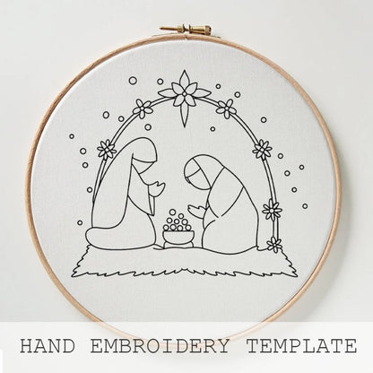🔥Hot Sale 49% OFF-Nativity Scene Embroidery Kit