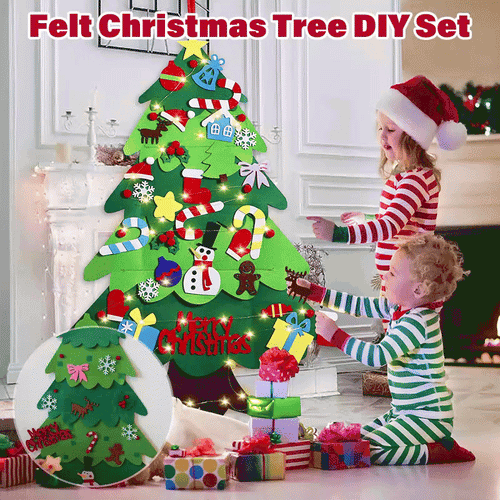 🎄2024 Felt Christmas Tree DIY Set