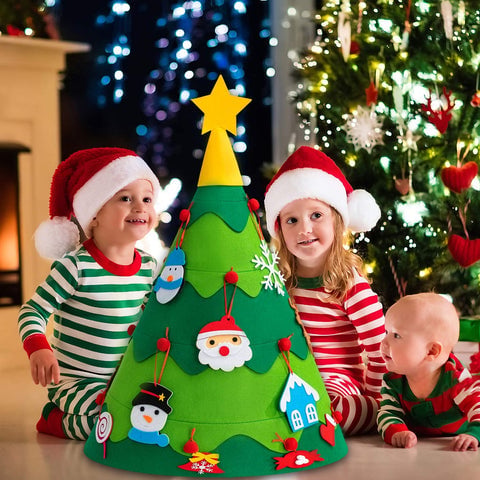 🎄2024 Felt Christmas Tree DIY Set