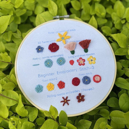 🔥Hot Sale 49% OFF-Embroidery Stitches Practice Kit (3 pcs)