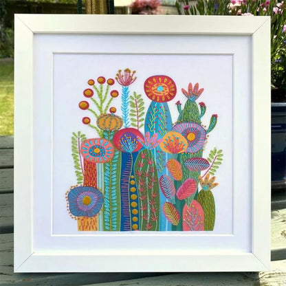 🔥LAST DAY 49% OFF-Interesting Cactus Hand Embroidery Kit