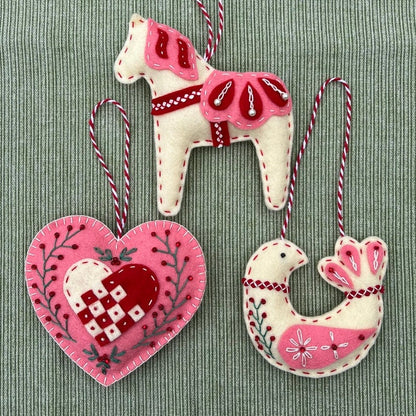 🔥Hot Sale 49% OFF-💖Three Scandinavian Felt Ornaments Kit