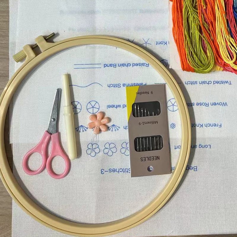 🔥Hot Sale 49% OFF-Embroidery Stitches Practice Kit (3 pcs)