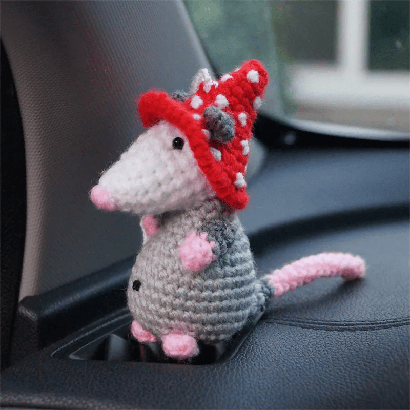 🚗🐾 Possum Rearview Mirror Ornament