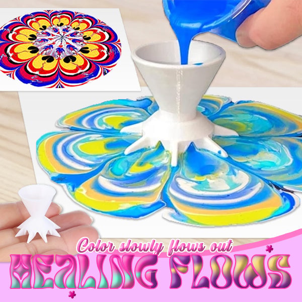 🎨Pouring Paint Flower Split Art Cup(3 PCS)