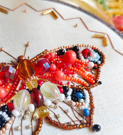 Kolaich Handmade Gorgeous Beetle Embroidery
