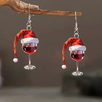 🎅🍺2025 Christmas Beer Cup Earrings