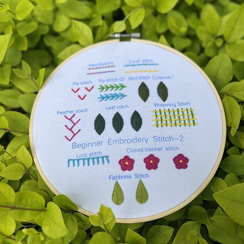 🔥Hot Sale 49% OFF-Embroidery Stitches Practice Kit (3 pcs)