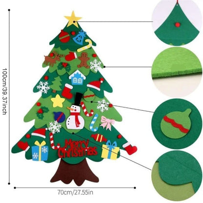 🎄2024 Felt Christmas Tree DIY Set